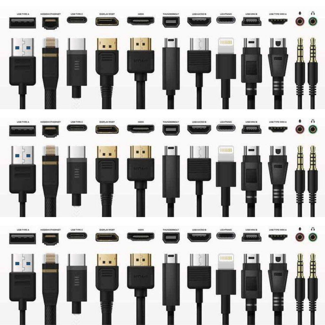 מה שצריך לדעת על כבלים למסך: HDMI, DisplayPort, Thunderbolt ועוד - EcoFiber - אקופייבר