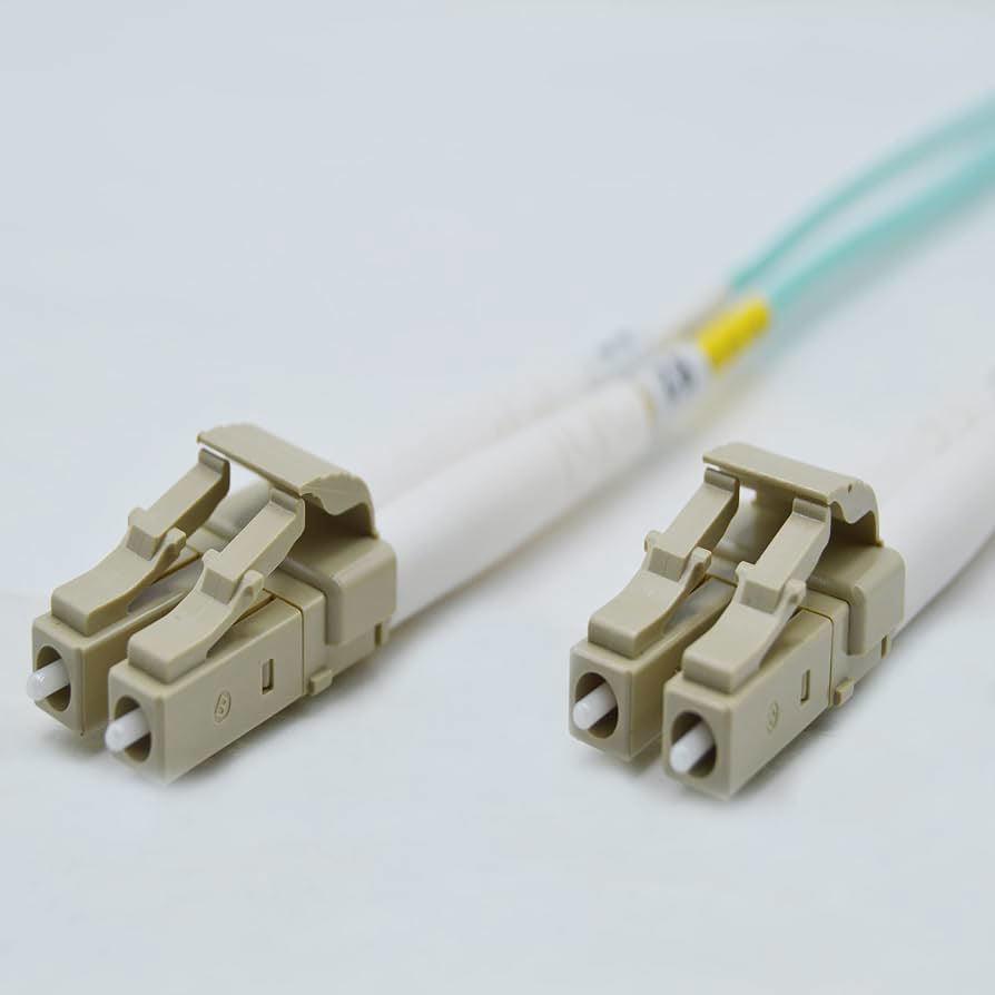 אורך 10 מטר LC-LC דופלקס MM OM4 מגשר - EcoFiber - אקופייבר