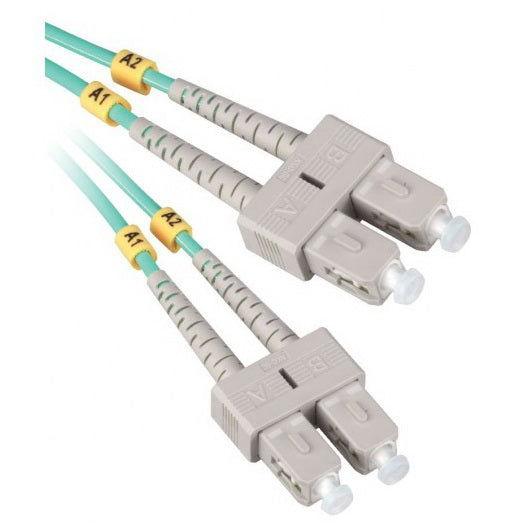 אורך 10 מטר SC-SC דופלקס MM OM3 מגשר - EcoFiber - אקופייבר