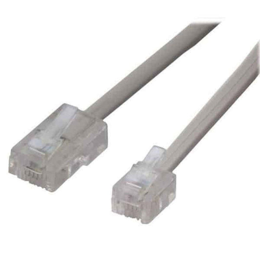 אפור לטלפון באורך 3 מטר RJ11 - RJ45 כבל - EcoFiber - אקופייבר