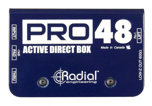 קופסת DI אקטיבי Radial Pro48 - EcoFiber - אקופייבר