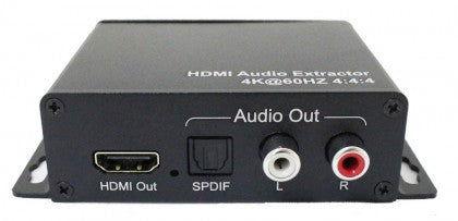 ממיר HDMI2.0 ל-HDMI2.0 + אודיו, 4K@60Hz 4:4:4 HDCP2.2 - EcoFiber - אקופייבר