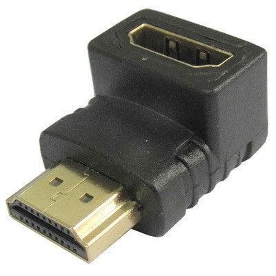 מתאם זוויתי HDMI ב-90 מעלות למטה - EcoFiber - אקופייבר