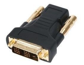 מתאם HDMI נקבה - DVI זכר, מוזהב - EcoFiber - אקופייבר