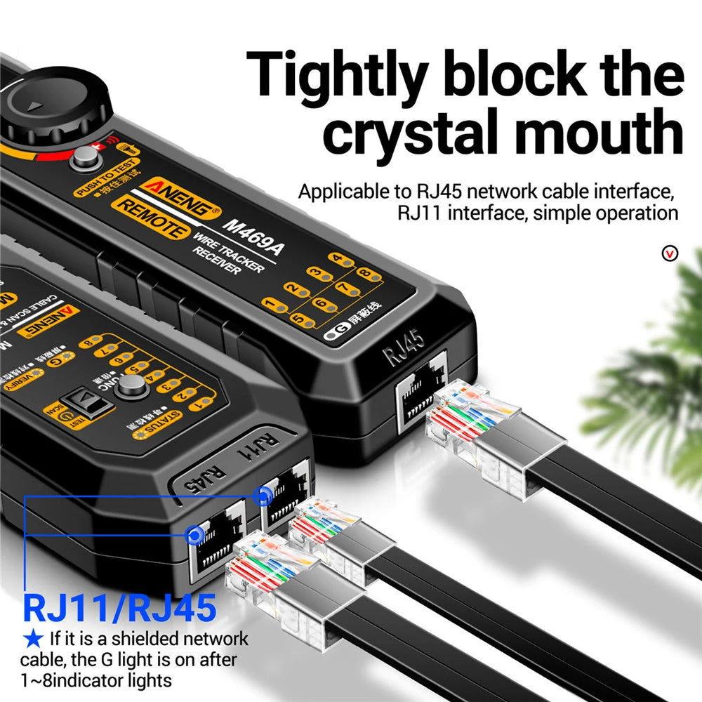 בודק תשתית נחושת RJ45/RJ11 - EcoFiber - אקופייבר