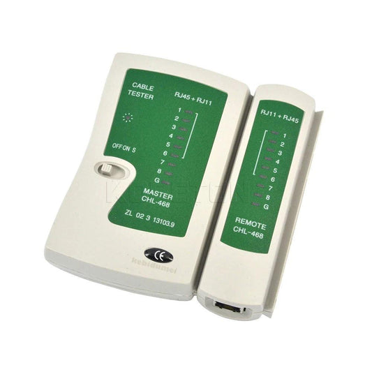 מכשיר לבדיקת כבלים RJ45 וRJ11 - EcoFiber - אקופייבר