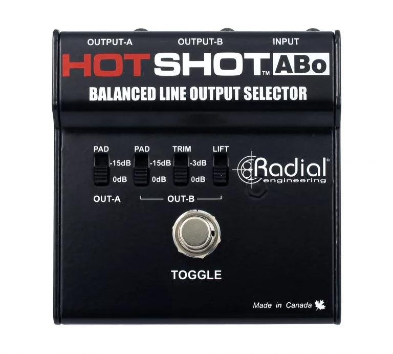 בורר מיקרופון לשתי יציאות Radial HotShot ABo - EcoFiber - אקופייבר