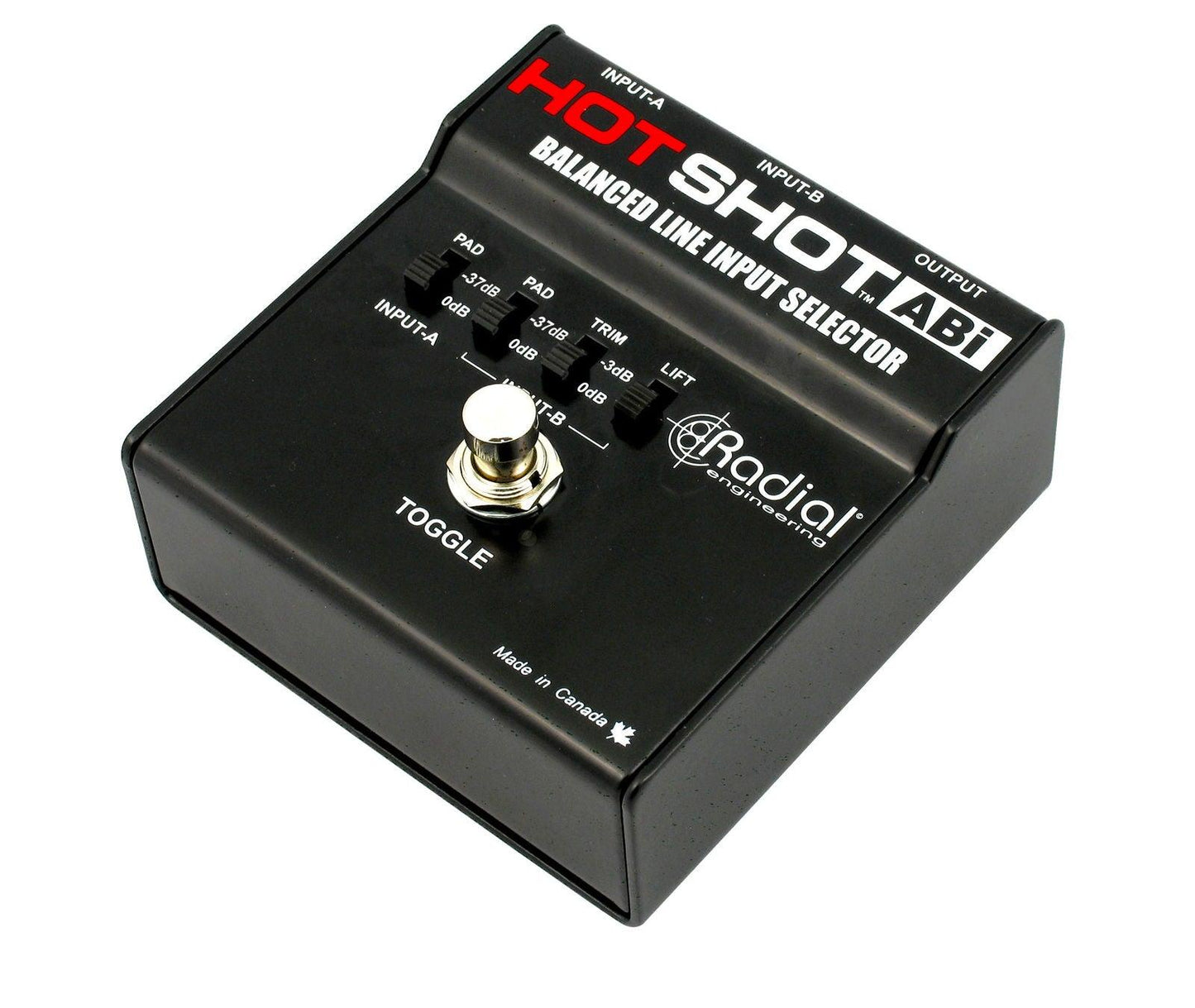 בורר מיקרופון לשתי יציאות Radial HotShot ABo - EcoFiber - אקופייבר