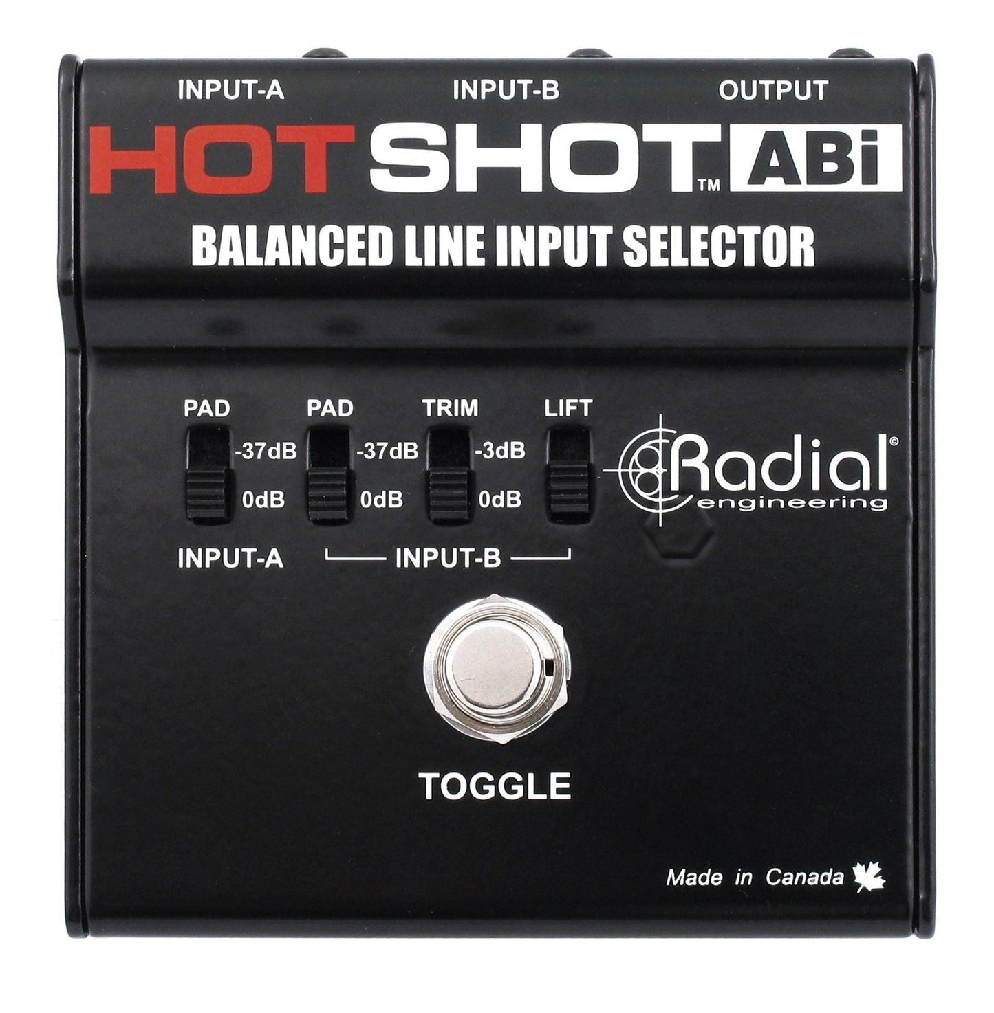 בורר מיקרופון לשתי יציאות Radial HotShot ABo - EcoFiber - אקופייבר