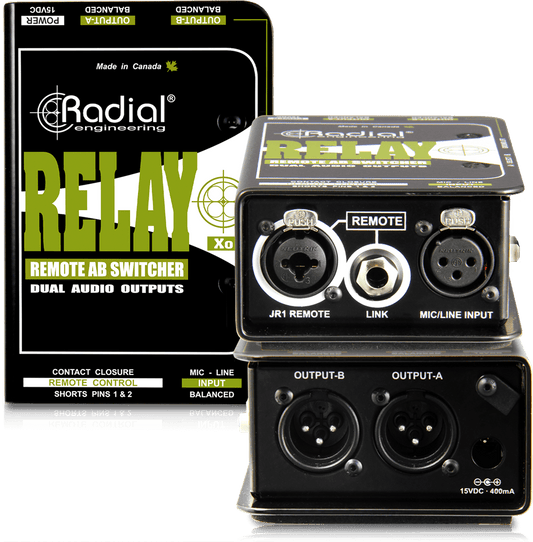 בורר סיגנל לשתי יציאות Radial Relay XO - EcoFiber - אקופייבר