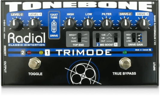 אפקט לגיטרה דיסטורשיין מנורה Tonebone Trimode Radial - EcoFiber - אקופייבר