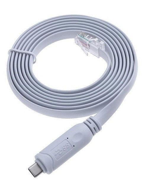 USB C-RJ45 כבל קונסול לסיסקו ואחרים - EcoFiber - אקופייבר
