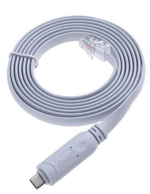 כבל קונסול USB C ז'- RJ45 ז' לסיסקו ואחרים - EcoFiber - אקופייבר